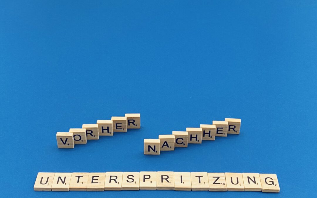 Vorher-Nachher-Bilder Unterspritzung